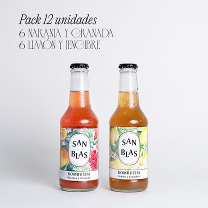 Pack Limon y Jengibre + Naranja y Granada