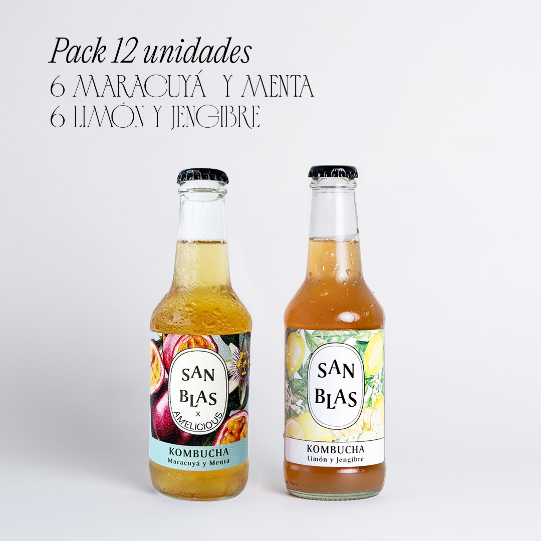 Pack Limón &amp; Jengibre + Maracuyá &amp; Menta