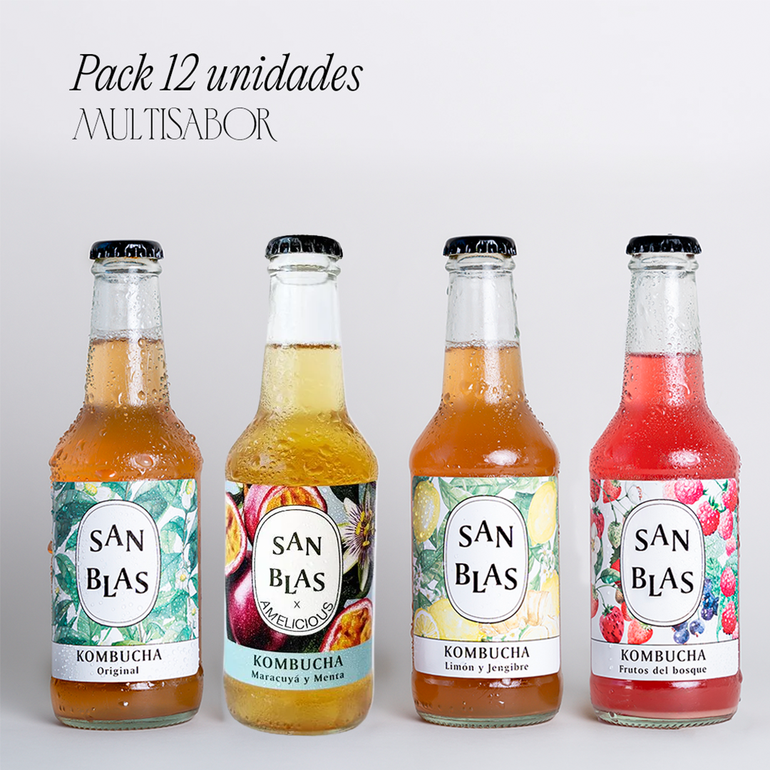 Pack 4 sabores x 12unid.